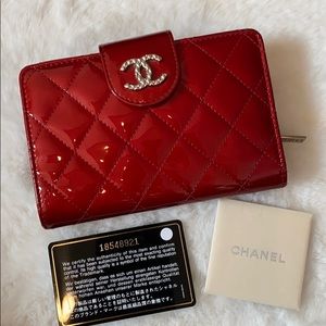Chanel Patent Leather Wallet 14C